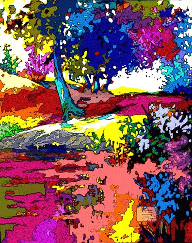 La forêt de Camors di Jacques Tanguy, Digitale in vendita su Singulart