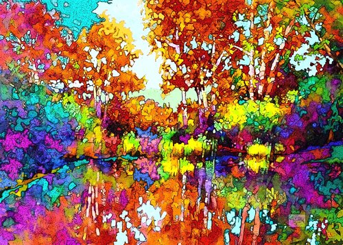 Le marais à Lamballe von Jacques Tanguy, Digital kaufen auf Singulart