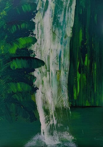 Chlorophylle_2 di Corinne Manric, Pittura in vendita su Singulart