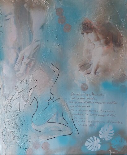 Sans toi van Corinne Manric, Schilderij te koop op Singulart