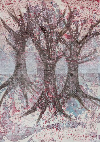 Shower of Petals von Katharina Kühne, Malerei kaufen auf Singulart