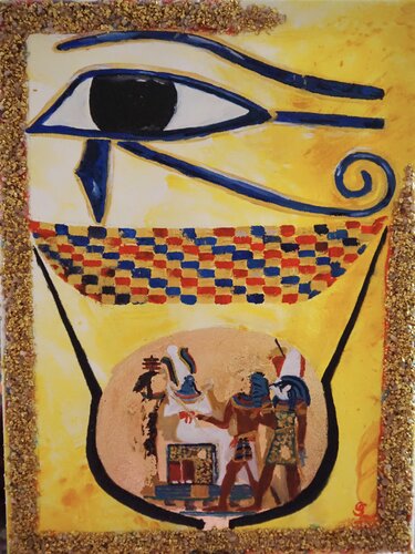 Old Egypt von Simone Gokhtel, Malerei kaufen auf Singulart