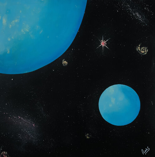 TWIN MOONS by Rick Smith, Painting for Sale on Singulart
