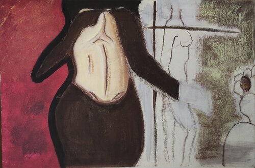 Running from Them von francesca bruno, Malerei kaufen auf Singulart