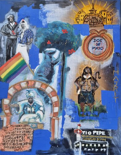 Madrid, historical landscape de ELIZABETH DRAYSON, Pintura a la venta en Singulart