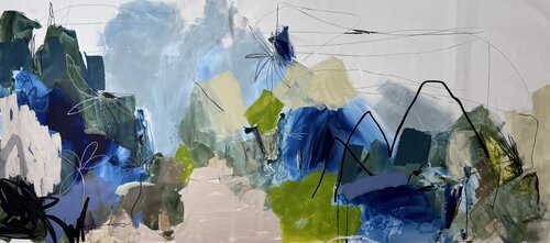 "Mountains" van Tanya Lytko, Schilderij te koop op Singulart