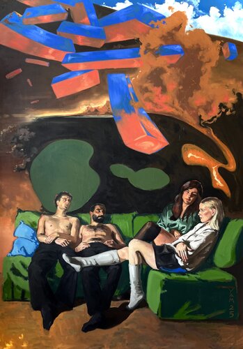 Green van Yves Alexander Michael, Schilderij te koop op Singulart