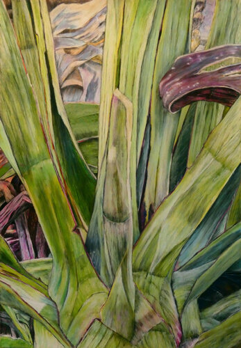 Urwuchs IV di Gabriele Kübler-Mohr, Pittura in vendita su Singulart