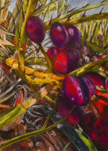 Dátiles 3 de Gabriele Kübler-Mohr, Pintura a la venta en Singulart