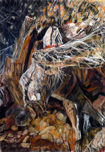 Zufluchtsort 3 van Gabriele Kübler-Mohr, Schilderij te koop op Singulart