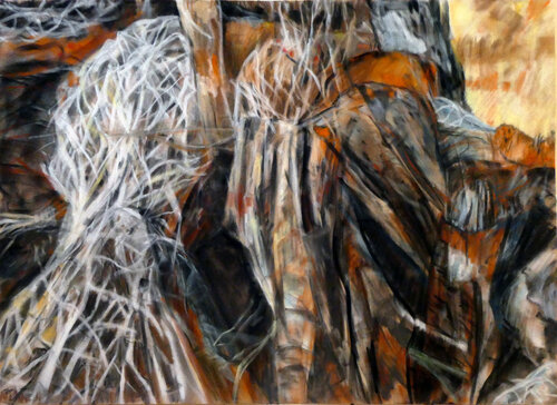 Zufluchtsort 4 di Gabriele Kübler-Mohr, Pittura in vendita su Singulart
