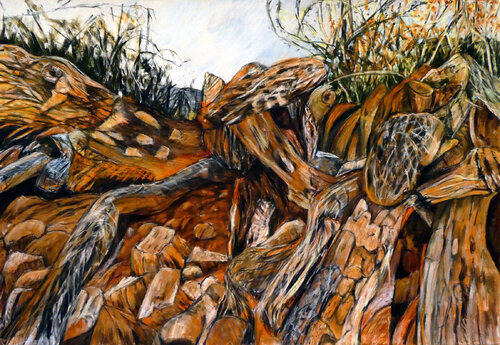 Zufluchtsort 7 di Gabriele Kübler-Mohr, Pittura in vendita su Singulart