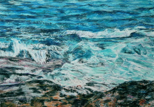 Two Elements 8 par Gabriele Kübler-Mohr, Peinture en vente sur Singulart