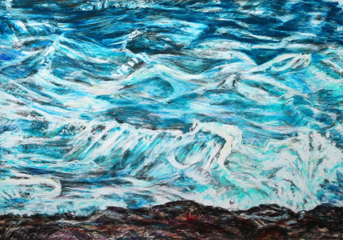 Two Elements 10 von Gabriele Kübler-Mohr, Malerei kaufen auf Singulart