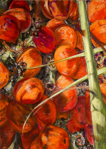 Dátiles 8 di Gabriele Kübler-Mohr, Pittura in vendita su Singulart