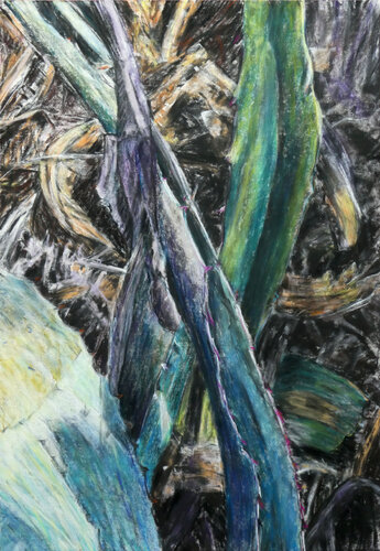 Urwuchs V di Gabriele Kübler-Mohr, Pittura in vendita su Singulart