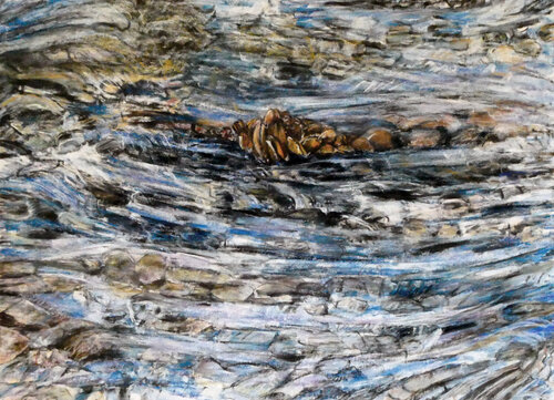 Seeufer 5 von Gabriele Kübler-Mohr, Malerei kaufen auf Singulart