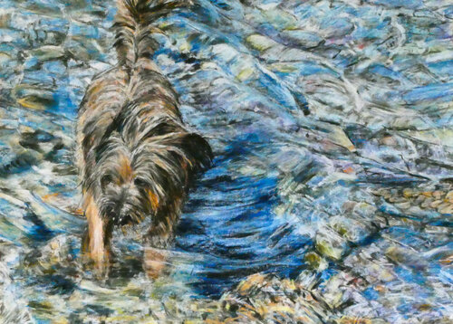 Seeufer 7 by Gabriele Kübler-Mohr, 油畫 for Sale on Singulart