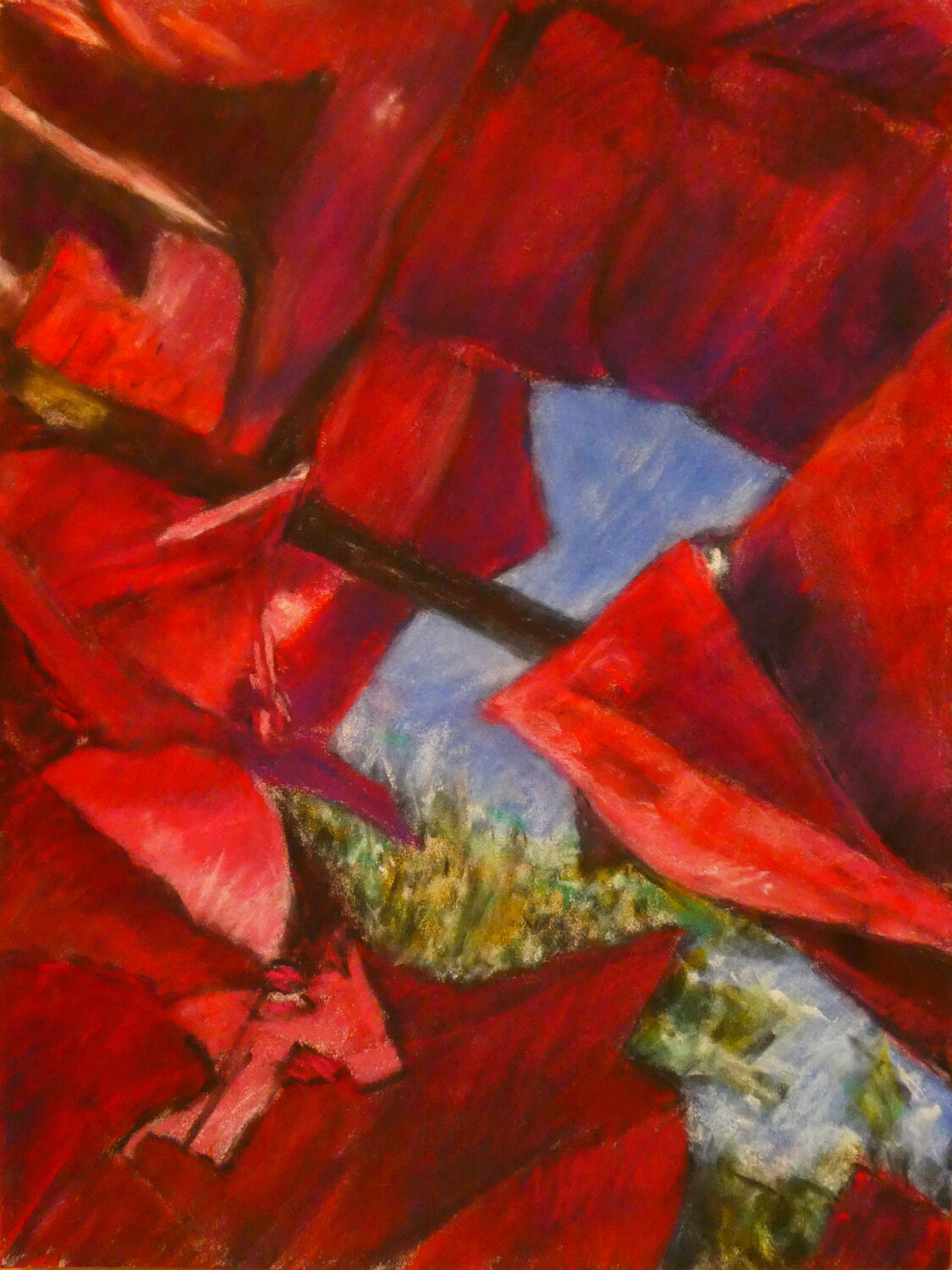 Purple Red Composition Gabriele Kübler-Mohr