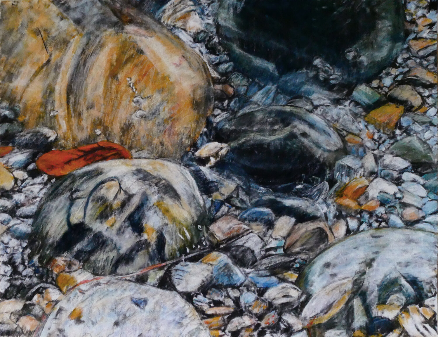 Seeufer 8 Gabriele Kübler-Mohr Pintura original en venta