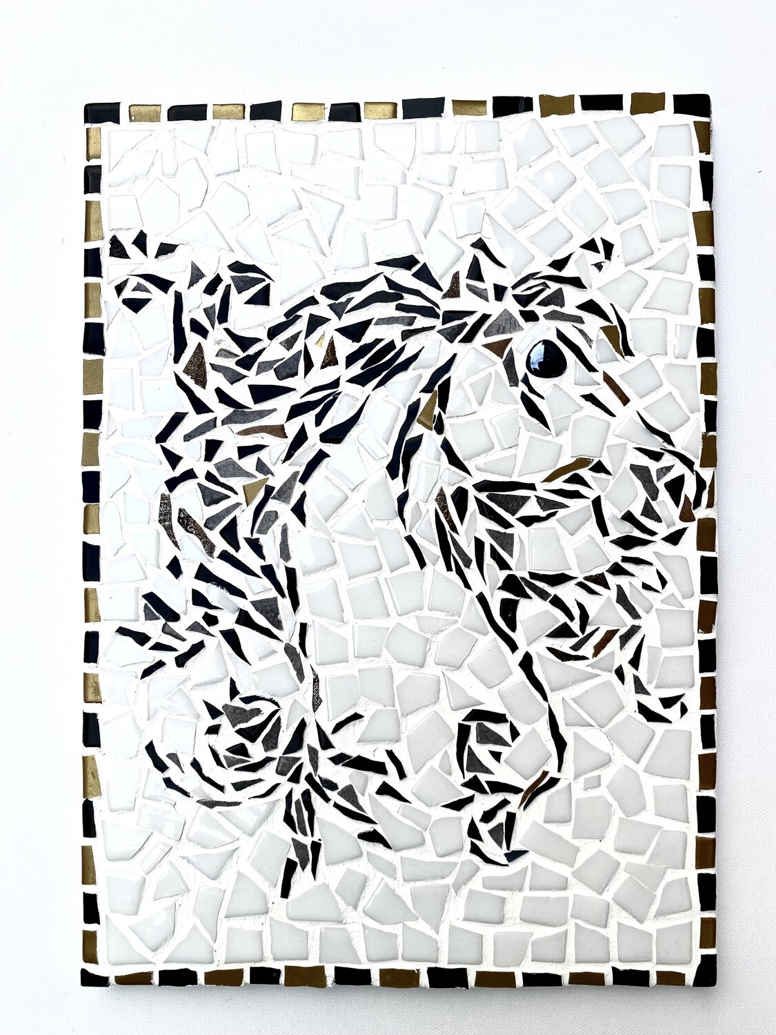 White horse MosaicOlhão Daria & Anaël MARTIN Andere Medien zu verkaufen