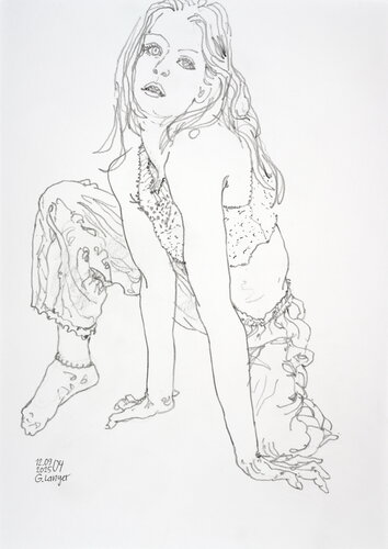 Ein Augenblick di Gunter Langer, Disegno in vendita su Singulart