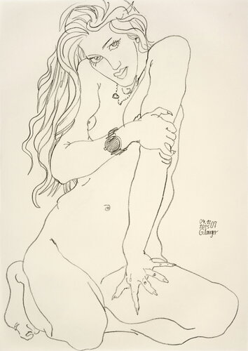 Unbekannt di Gunter Langer, Disegno in vendita su Singulart