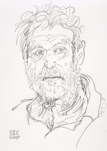 Kennt die Welt par Gunter Langer, Dessin en vente sur Singulart