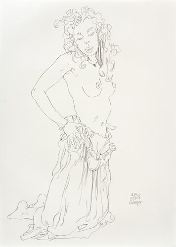 Stille Zeit de Gunter Langer, Dibujo a la venta en Singulart