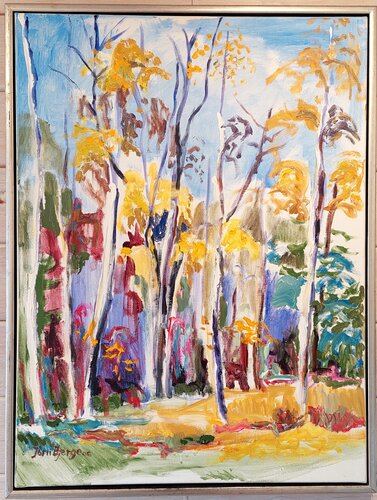 Birkeskov by Joern Bjerge, 油畫 for Sale on Singulart