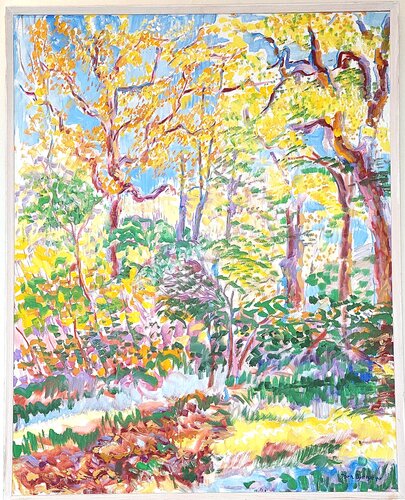 Bladmosaik par Joern Bjerge, Peinture en vente sur Singulart