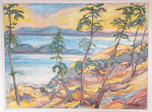 Eftermiddagsminder van Joern Bjerge, Schilderij te koop op Singulart