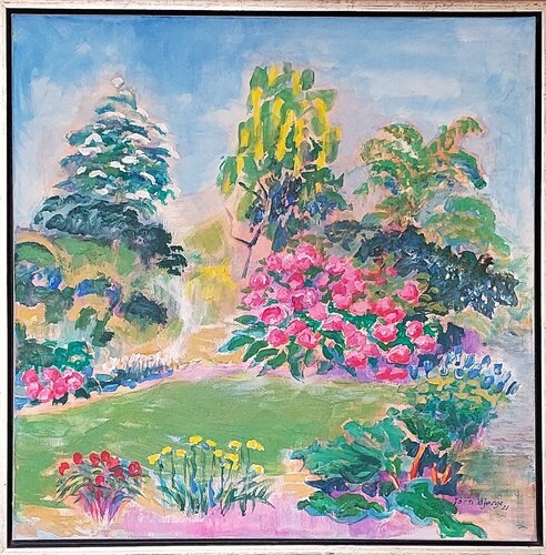 Lysfyldt forår par Joern Bjerge, Peinture en vente sur Singulart