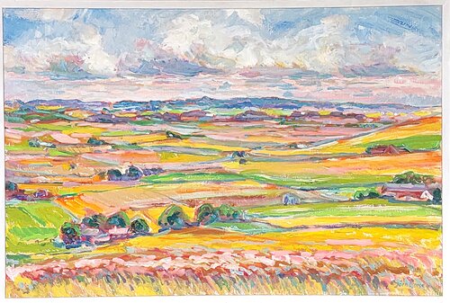 Søhøjlandet van Joern Bjerge, Schilderij te koop op Singulart