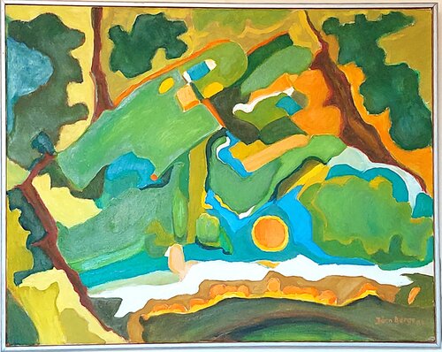 Når sneen smelter di Joern Bjerge, Pittura in vendita su Singulart