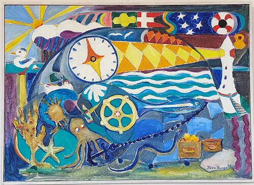 Havet van Joern Bjerge, Schilderij te koop op Singulart