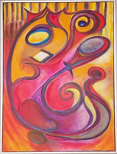 Cello par Joern Bjerge, Peinture en vente sur Singulart