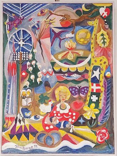 Livshjulet di Joern Bjerge, Pittura in vendita su Singulart