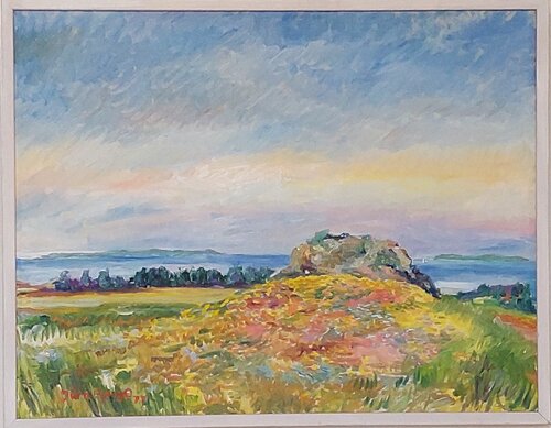 Bronzealderhøj di Joern Bjerge, Pittura in vendita su Singulart