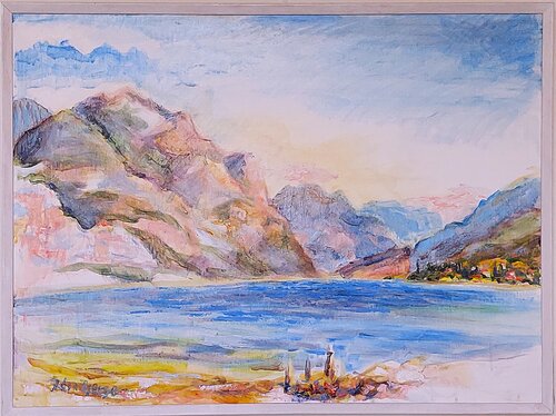 Gardasøen von Joern Bjerge, Malerei kaufen auf Singulart