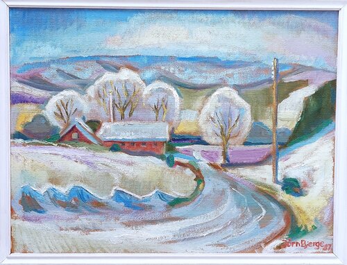 Vinterrim 1 di Joern Bjerge, Pittura in vendita su Singulart