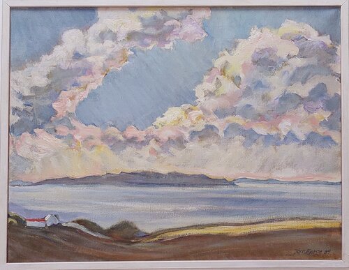 Middag ved havet by Joern Bjerge, Painting for Sale on Singulart