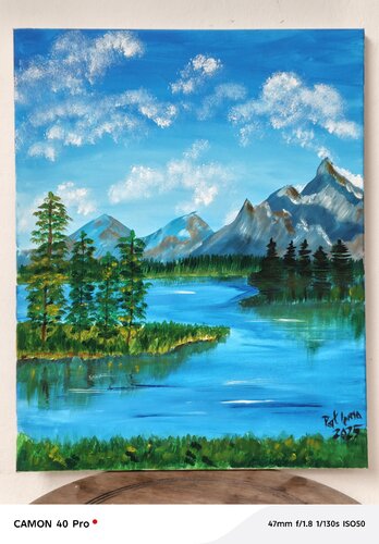 Les paysage alpines von Patrick Lema, Malerei kaufen auf Singulart