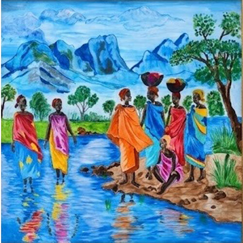 Murmures du fleuve von Patrick Lema, Malerei kaufen auf Singulart