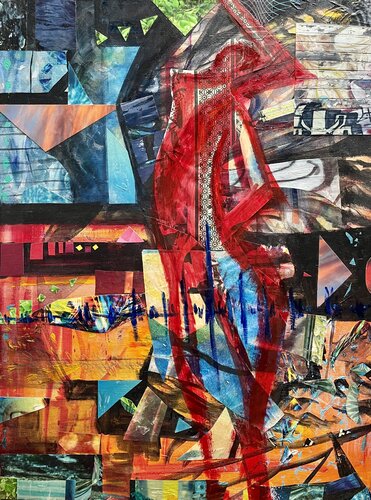 Red Woman de Kyla Johnk, Otros medios a la venta en Singulart
