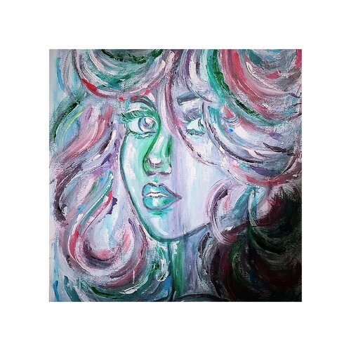 She is a lost girl van Alauda Georges, Schilderij te koop op Singulart