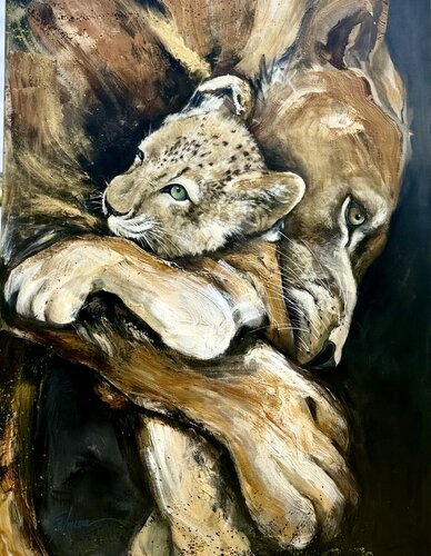 La gardienne de Elaura ALLIN, Pintura a la venta en Singulart