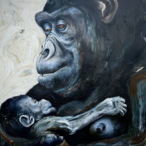 Entre ses bras van Elaura ALLIN, Schilderij te koop op Singulart