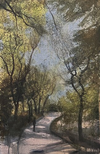 Late May Path to The Garden by Nina Hellman, 회화 for Sale on Singulart