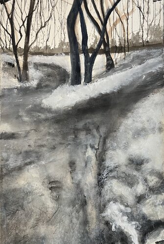 January  Path to The Garden van Nina Hellman, Schilderij te koop op Singulart